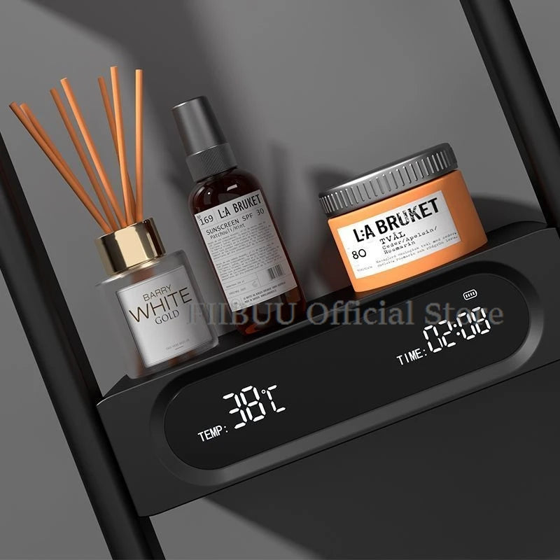 Luxury Shower System For Bathroom Pressurized Rain Mixer Combo Wall Mounted Rainfall Shower Panel Head System Digital Display