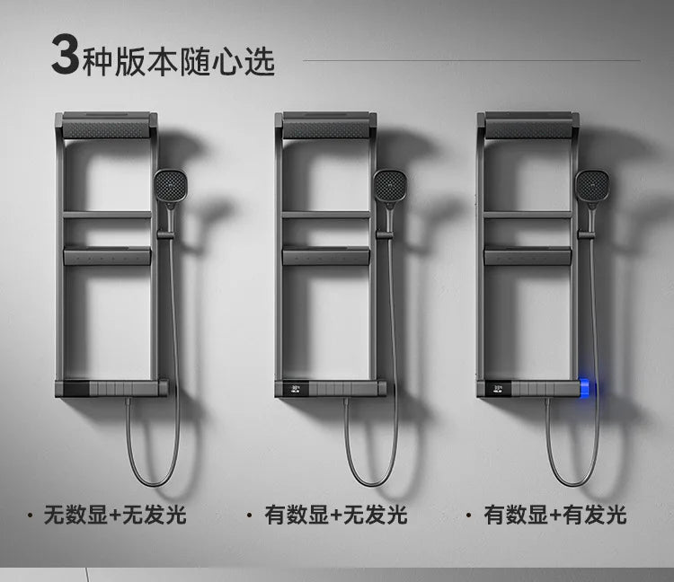 Applicable to Multifunctional thermostatic digital display rack shower shower set, designed for family bathrooms, toilets