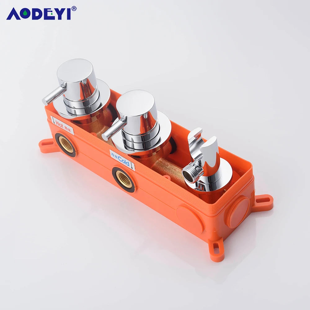 Bathroom Shower Faucet Set With Handshower Diverter Valve Holder Brass Wall Mount Spout Bathtub Mixer Bath Dual Handle Mixing